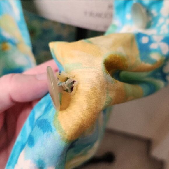 Vintage 50s floral day coat - Picture 11 of 12